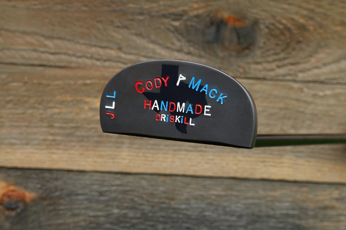 CodyMackPutters's tweet photo. Delivered this one to @SpanishOaksGC yesterday to @JoeLopezTexas #CodyMackPuttersDriskill #handmade https://t.co/PEs8uNOnYQ