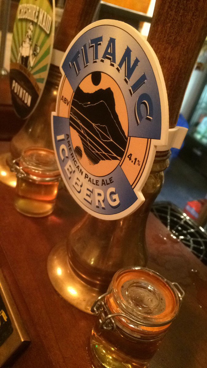 Now serving @Titanic_Brewers #Iceberg
