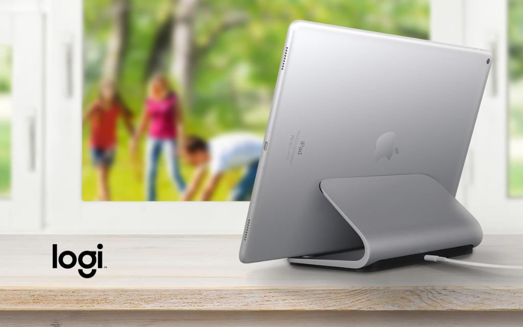 Logitech's tweet photo. Sometimes you just need to recharge. #breaktime #BASEtime #iPadPro https://t.co/Thq0lM00KS https://t.co/u43FvJScol