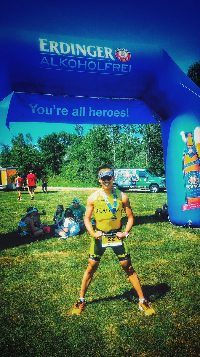 chenxi081's tweet photo. Finished my first OD and lots of thanks to my great coach @Physiodave1 . Can't wait for next week #Im703mt https://t.co/uaXmeGZMAc