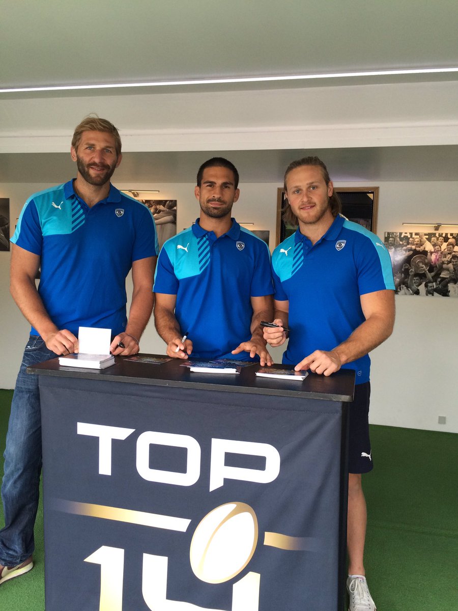 Les joueurs <a href="/MHR_officiel/">Montpellier Rugby</a> sont présents pour rencontrer les supporters et amateurs de rugby #TOP14Tour #Rennes2016