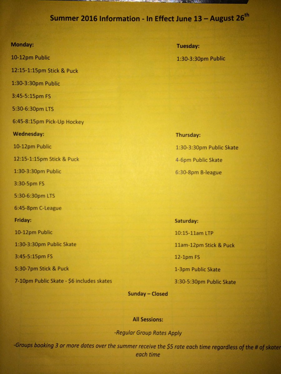 Also, check out our new summer hours! More opportunities to come have some cool fun and escape the sun!!❄️