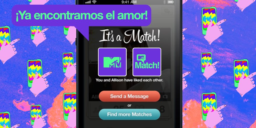 MTVLA's tweet photo. ¿Qué pasa con el amor hoy en día? Cuando la tecnología alcanza los sentimientos es justo #MTVMATCH https://t.co/X6a7DEV43q