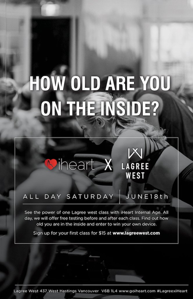 <a href="/lagreewest/">Lagree West</a> x <a href="/iheartage/">iHeart Internal Age</a> classes are SOLD OUT today- we're testing classes B4 + after their workouts with #iHeart!