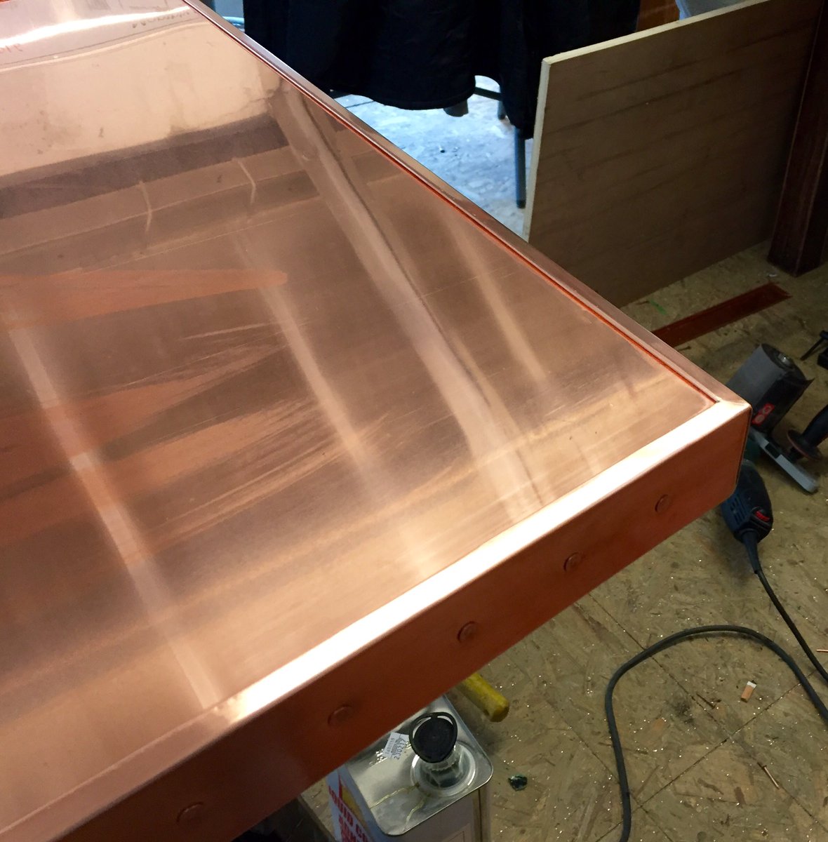 Zinc_Interior's tweet photo. Custom #receptiondesk we were commissioned inc #curved #coppercounter #copperplinth for a new upmarket #solarium https://t.co/D9ijjNXZrO