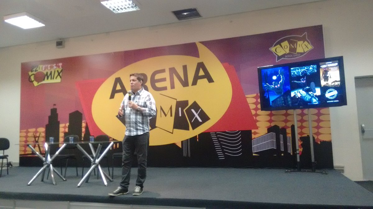 armazem_cultura's tweet photo. Marcelo Bouhid, do @SocialComicsBR, fala sobre o mercado de HQ na plataforma de streaming. #ACnaFestComix https://t.co/4RocyO3VgD