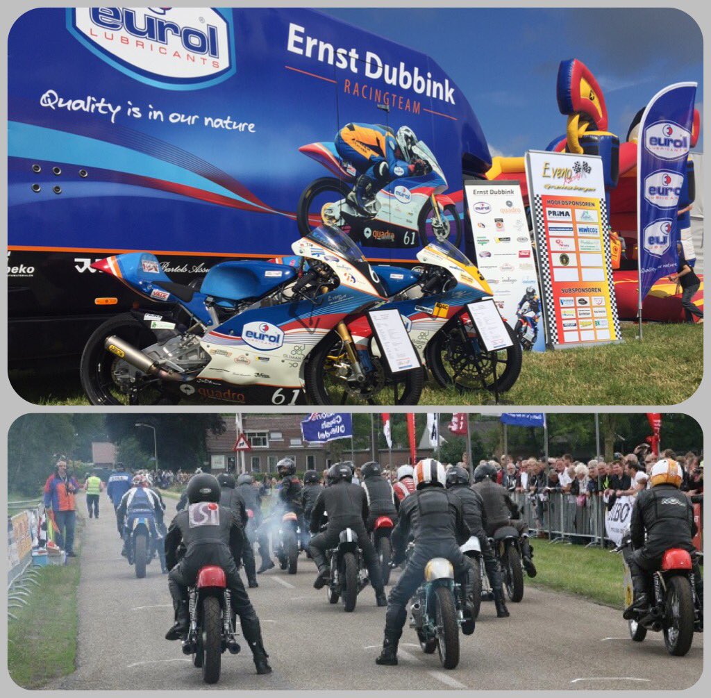 Vandaag een mooie demo gegeven tijdens de classic TT te Gramsbergen #demo #geslaagd