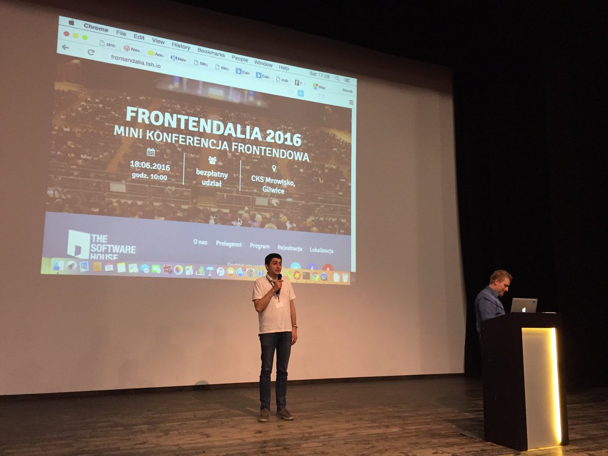 RealTSH's tweet photo. The closing speech of our CEO @madmattor! Huge thanks to everyone who joined us today. #Frontendalia #Gliwice https://t.co/N8jd3dDojx