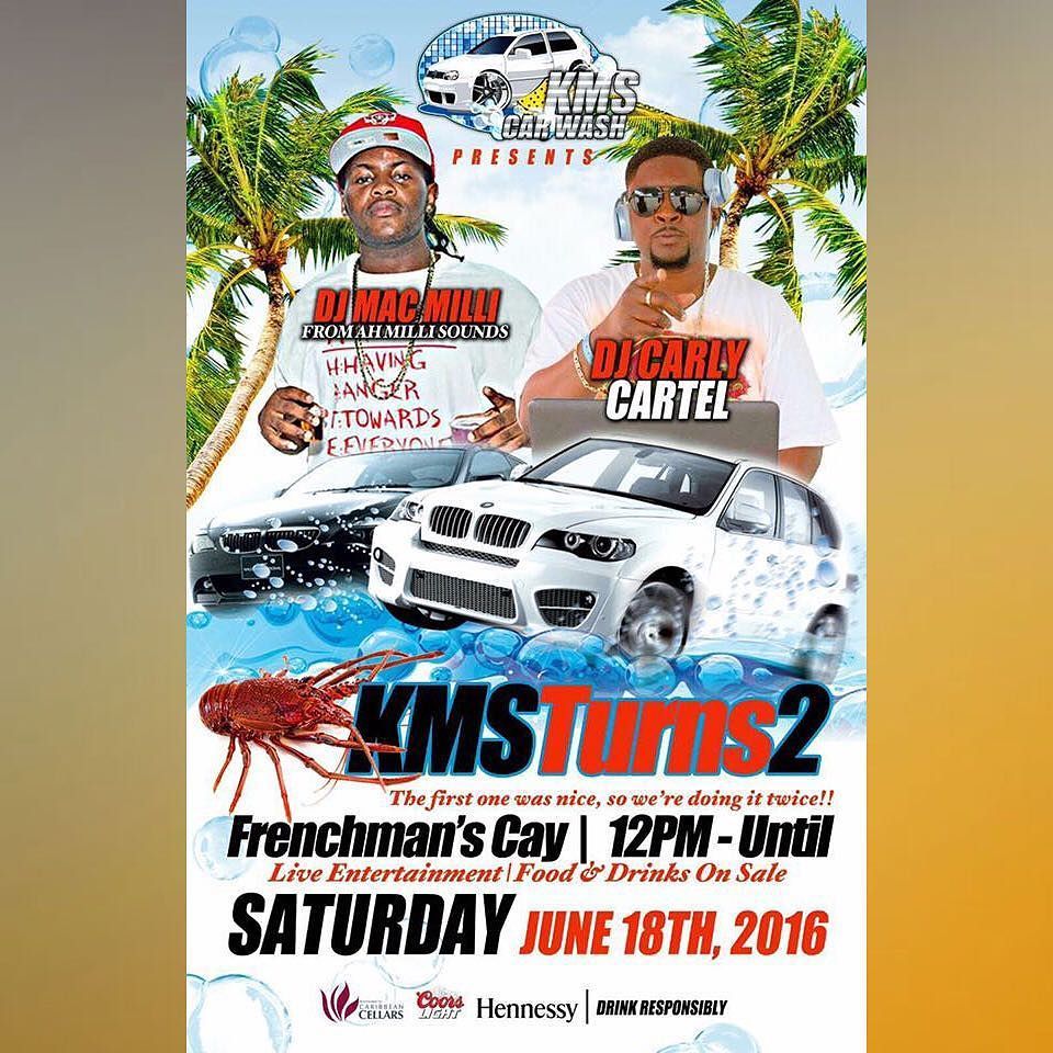 LIMINCIRCLE's tweet photo. Today @ #FrenchmansCay #WestEnd #BVI | 🔥🍤💦🚗💨 #KMSTurns2 🎉😆💗🍸🍹| 🎬12NOON UNTIL | 🔊🎤Entertainment by @carly_cartel @dj… https://t.co/AsW2oXKmeU
