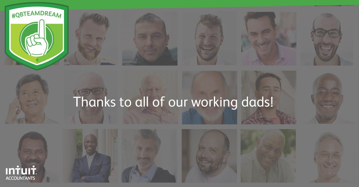 Celebrating accounting pros who also play the role of dad, uncle, grandfather, brother or father figure #QBTeamDream