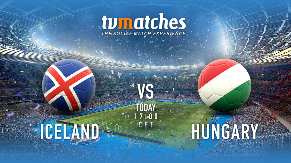 tvmatches's tweet photo. KICKOFF 2! #ICE v #HUN ! #HUN tops the group but if #ICE takes the win they will lead the group by 1 pt. #EURO2016 https://t.co/g8lyGDQydK