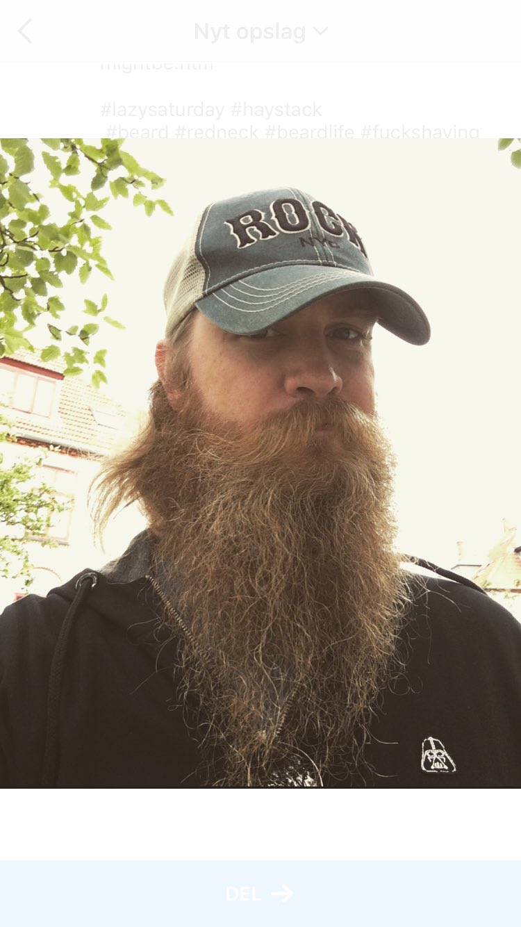 Tickrock on Twitter: "Big beard, long hair and a cap ..... I just might be  a #redneck 😄 #lazysaturday #beard #beardlife #fuckshaving  https://t.co/VwZeHBKEZy" / Twitter