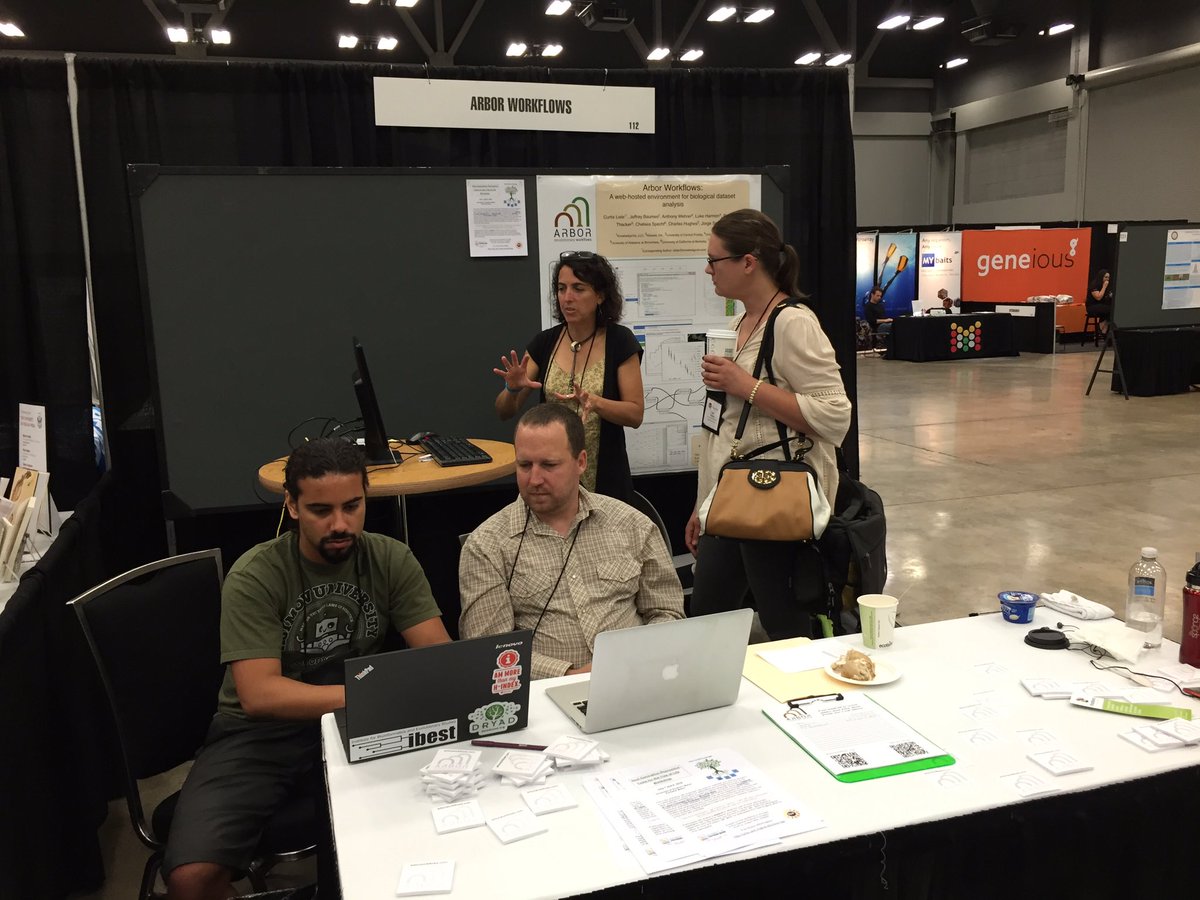 thackerbob's tweet image. The Arbor booth is up and running #Evol2016