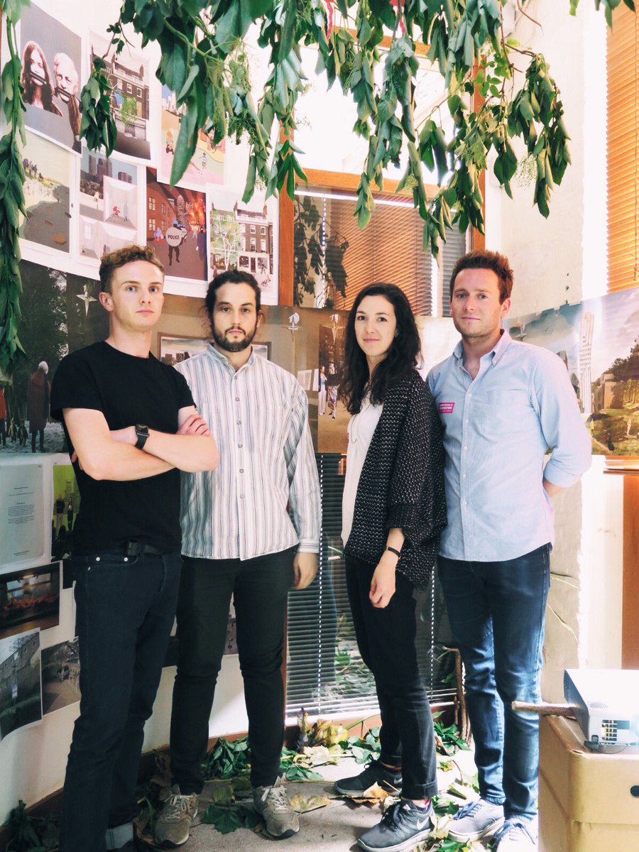 efribb's tweet photo. Welcome to the WildEast! #AdaptiveTypologies @LSofARCH @LFArchitecture OpenStudio #forest #rewilding #friedchicken https://t.co/m3clwmV0Ap