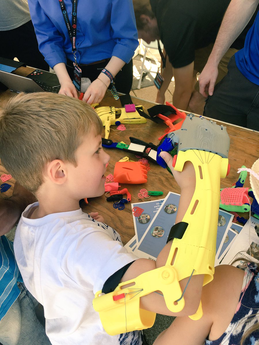 .<a href="/natlmakerfaire/">National Maker Faire</a> was THE place to be! Banana controller, sound-activated hop scotch and 3D printed prosthetic hands.