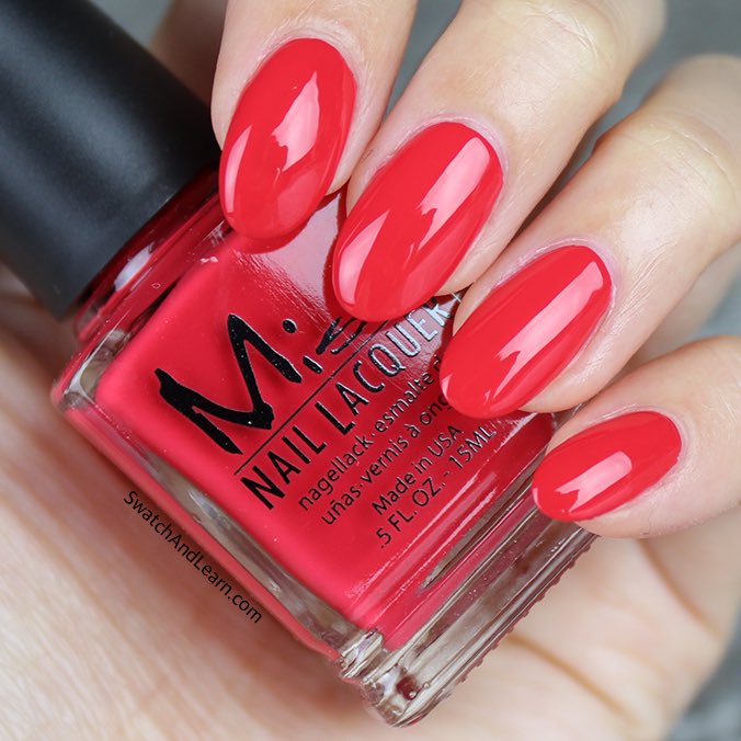 SwatchAndLearn's tweet photo. Misa #LuckyLakshmi: Red-hot nails from the #QueensOfSummer Collection! #staypolished #bbloggerca #notd #misamani https://t.co/g7zKlgXu4n