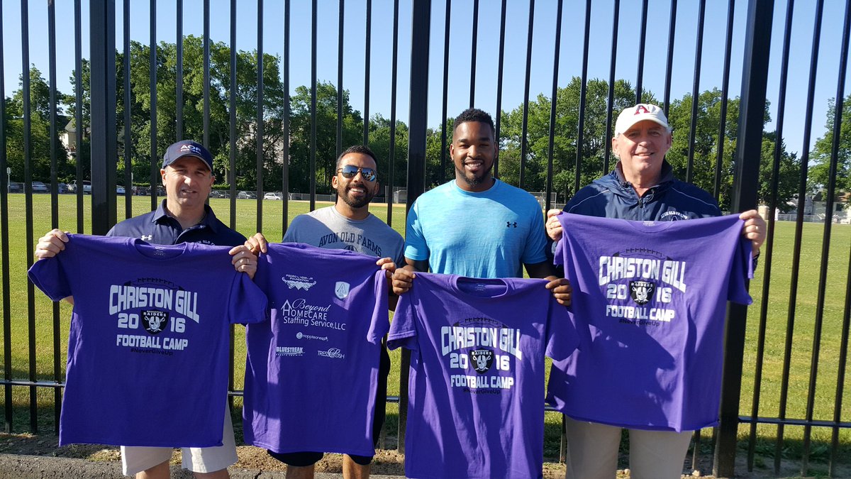 JimDetora's tweet photo. Great day at the 1st Annual Christon Gill Football Camp! @C_G_7 #AOFamily https://t.co/xHrfHIb3he
