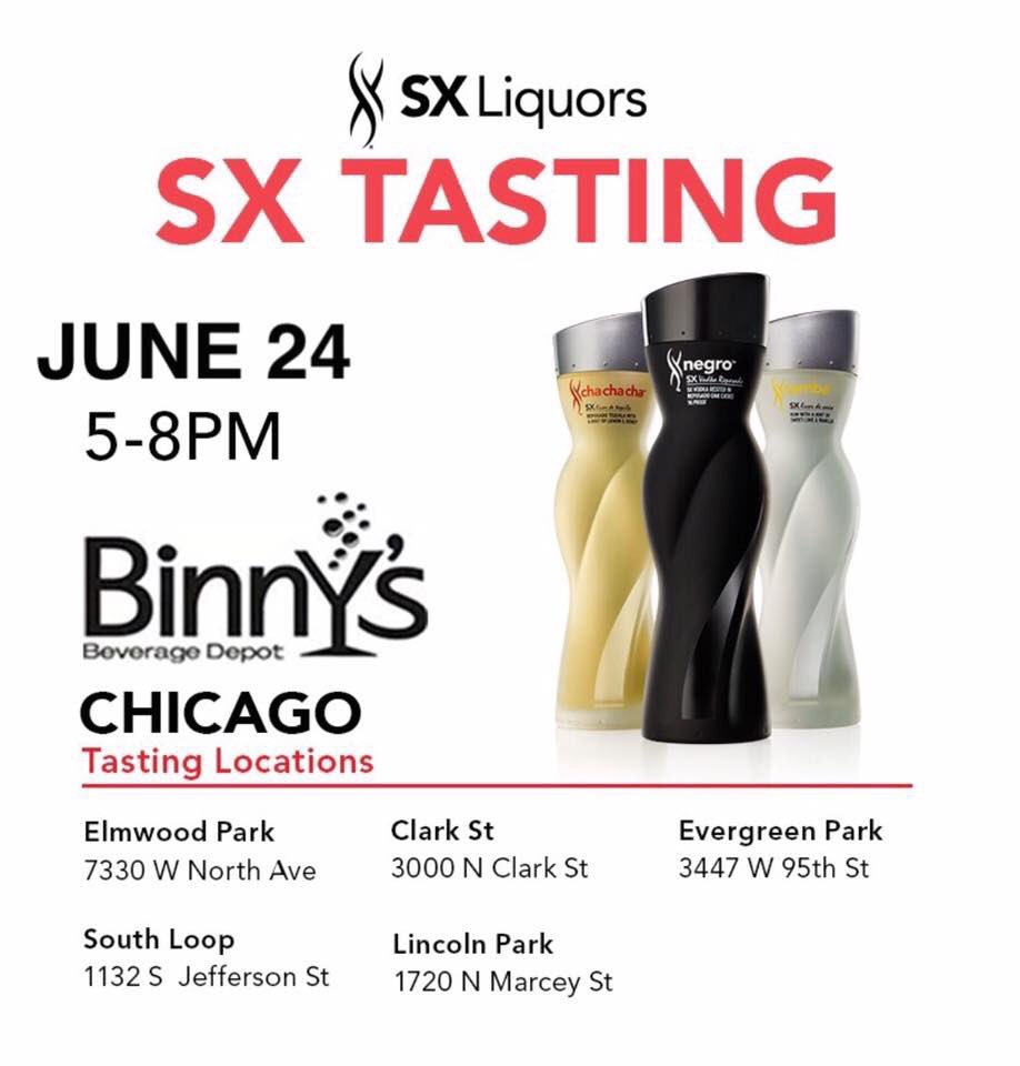 SXLiquors's tweet photo. On June 24th 5-8pm Binny's  invites you to #Chicago #SXTasting #binnysbev #tequila #rum #vodka  #justgotsexier https://t.co/KXqrbjp33a