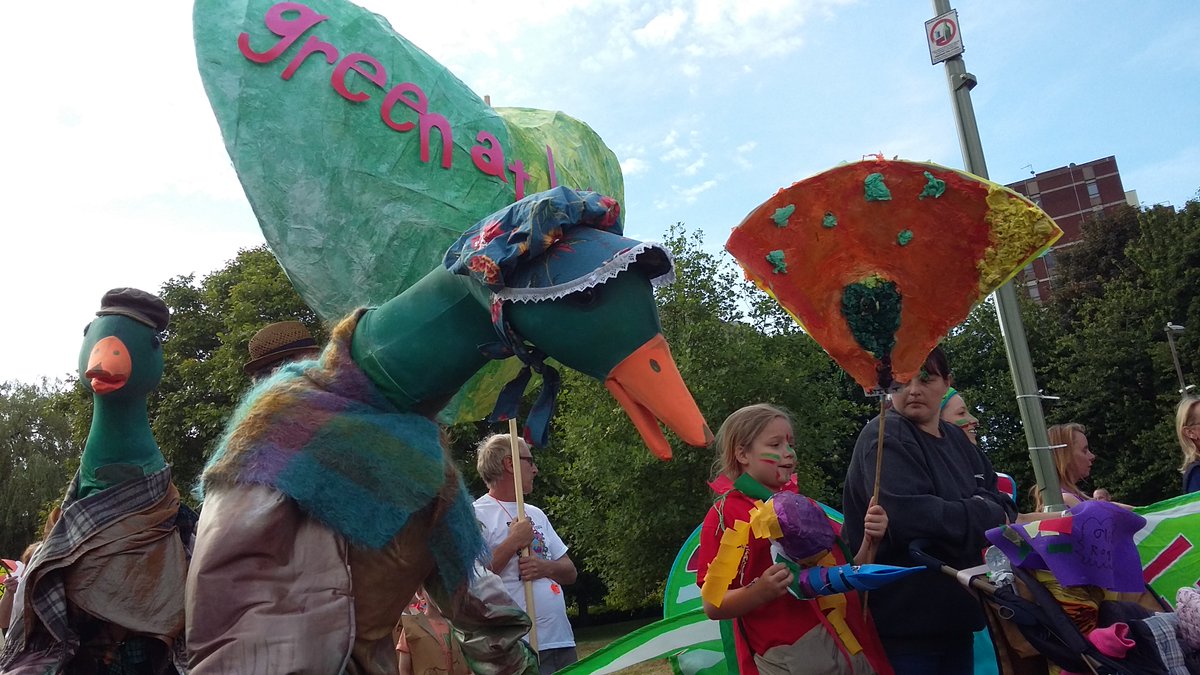 Congratulations to <a href="/proteustheatre/">Proteus</a> and <a href="/BstokeFestival/">Basingstoke Festival</a> for a successful opening procession to this years programme!