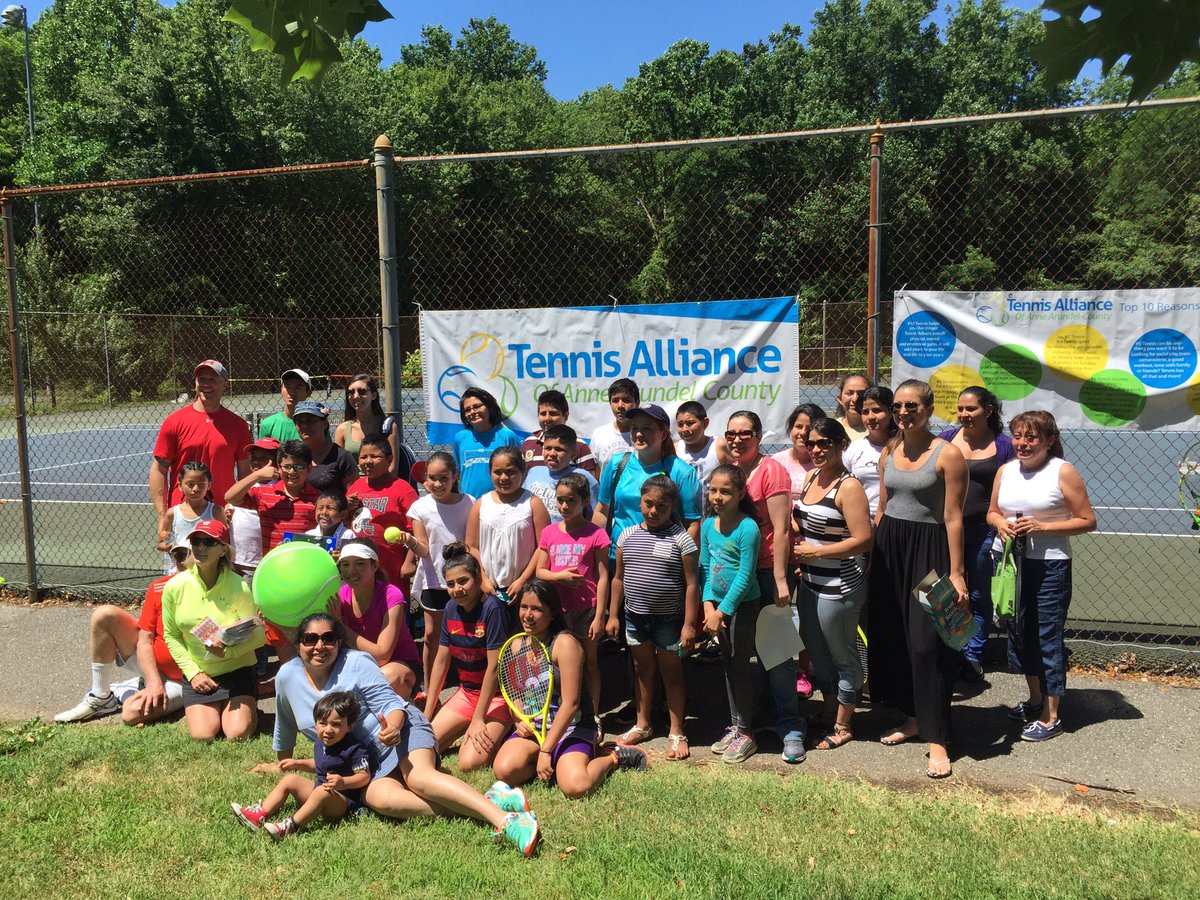 A great day on the courts for the <a href="/Centro_de_Ayuda/">Centro de Ayuda / Center of Help</a> families thanks to <a href="/TA_AAC/">Tennis Alliance of Anne Arundel County</a> !