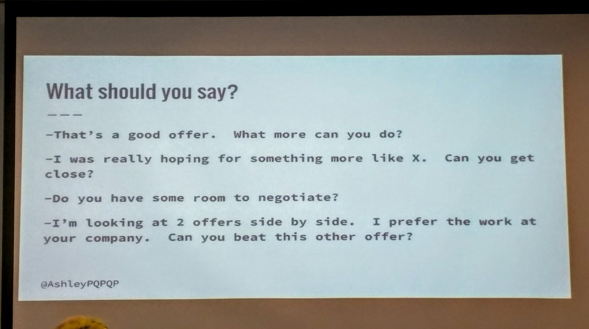 sienatime's tweet image. Easy negotiating phrases!! #wsc2016conf