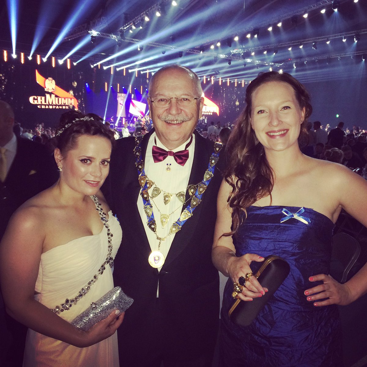JCIEC2016's tweet photo. Asko Männistö, PRES of ACE with lovely ladies from JCI Aurajoki, enjoying the amazing Gala Night #jciec2016 https://t.co/f9RddQWTsB