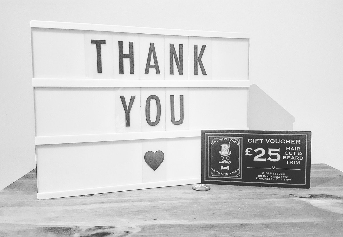 We've been busy bees sourcing prizes for our fundraising events! Including this fab voucher from <a href="/MrHuttons/">Mr Hutton's</a> ❤