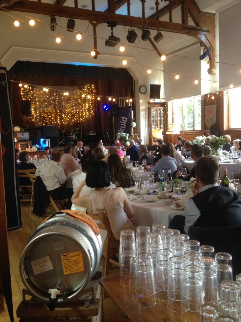 The view from behind the bar at Ali and Matt's #wedding