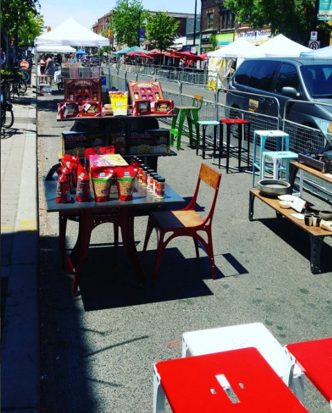 pekotadesign's tweet photo. All set up for @JunctionSummer Solstice Festival in the @junction_bia. https://t.co/o374bsdYYM