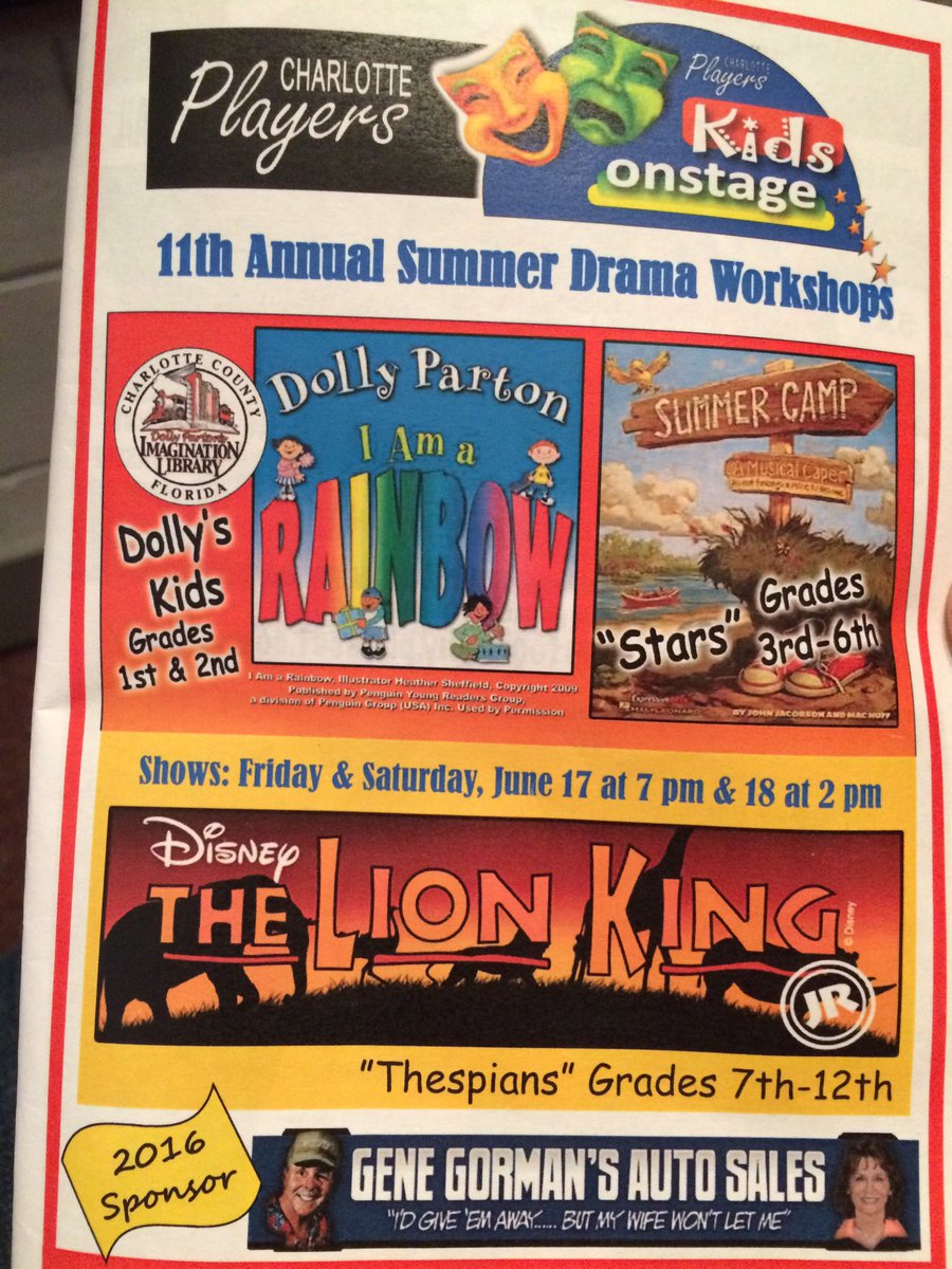 charlplayers's tweet photo. 10 minutes to the start of another great show. Backstage is a colorful rainbow of summer campers and exotic animals! https://t.co/1FiKLFNFno
