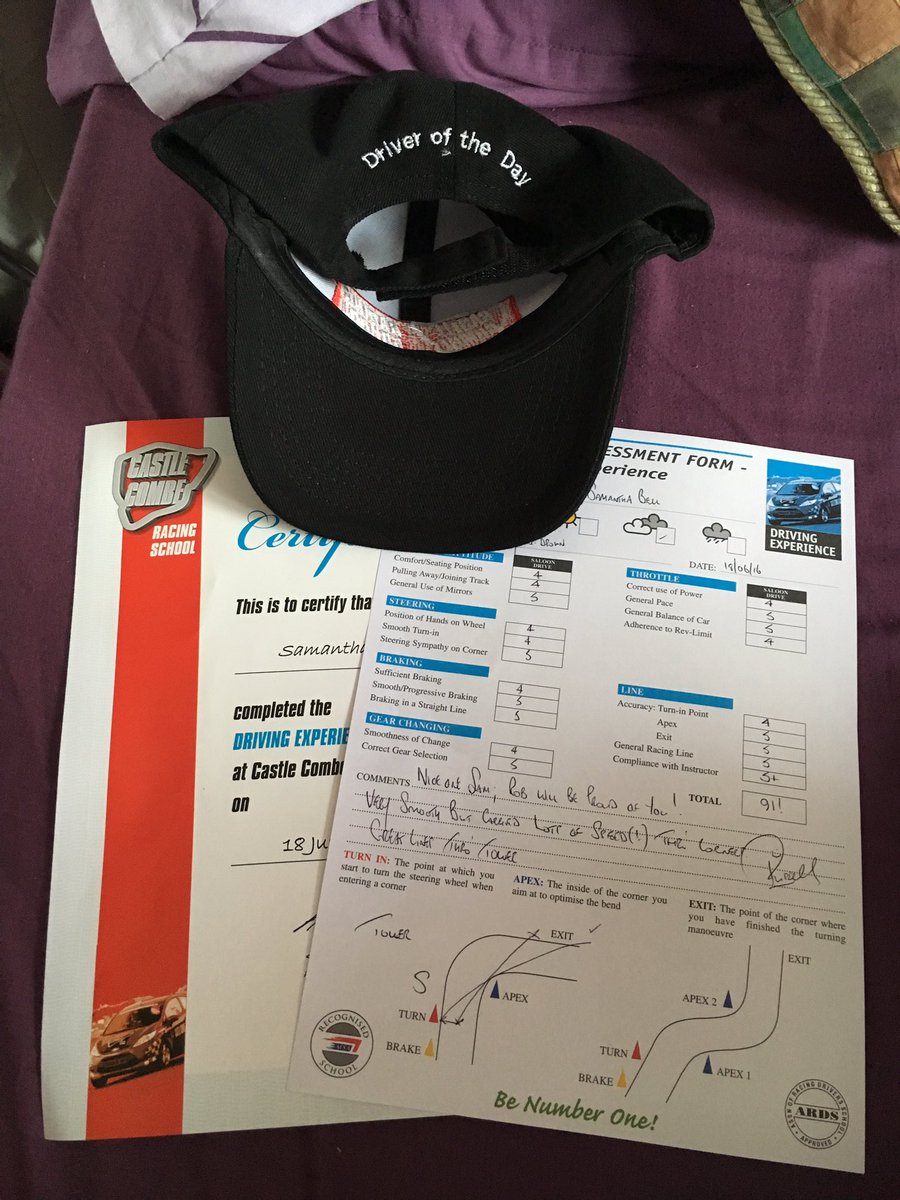 heyeasytiger's tweet photo. Fab day @ CastleCombe. Instructor Russell knows you @CollardRob and wrote you'd be proud of 91% 'driver of the day' https://t.co/LYPGXT0ufp