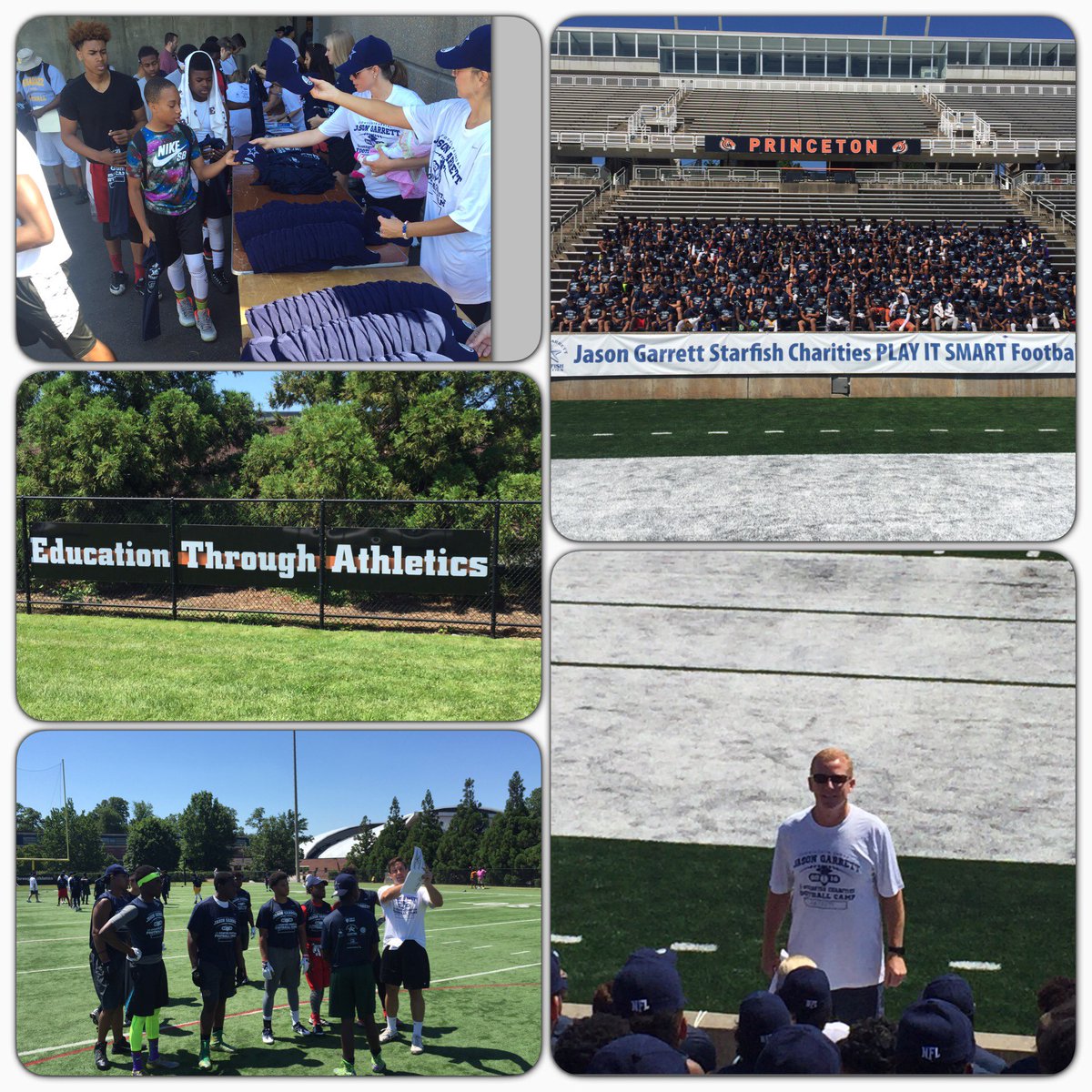 Great morning at the Jason Garrett Camp Princeton University <a href="/dallascowboys/">Dallas Cowboys</a> @AthLifeArmy #lifeskills