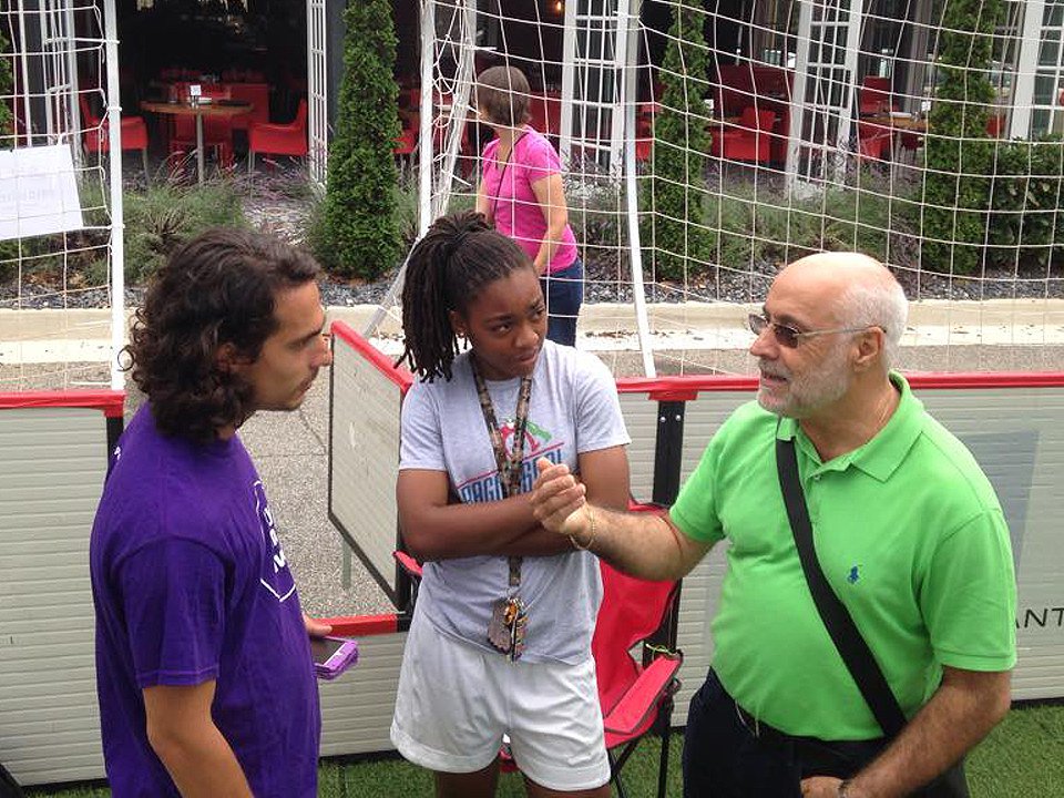 playwingive's tweet photo. NEW POST! #FIFA16 challenge and soccer skills with coach Nelo Vingada at Novo Cucina! 🇮🇹

🎥  https://t.co/CwyLHekAbJ https://t.co/ZVgow6gfxZ