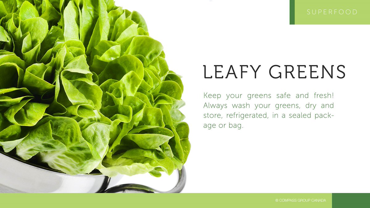 ChartwellsCA's tweet photo. Tired of throwing away wilted greens? Make sure you're following these steps to keep them fresh! #balance #superfood https://t.co/MiuYSzEwST