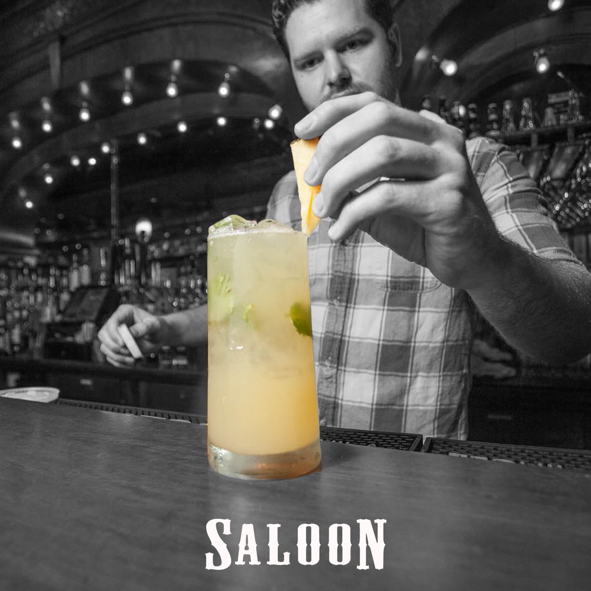 SaloonTequila's tweet photo. Order our Pineapple Mojito! It really stands out! 🍍🌴  #signature #mojitopower https://t.co/vRn9uiz1Qe