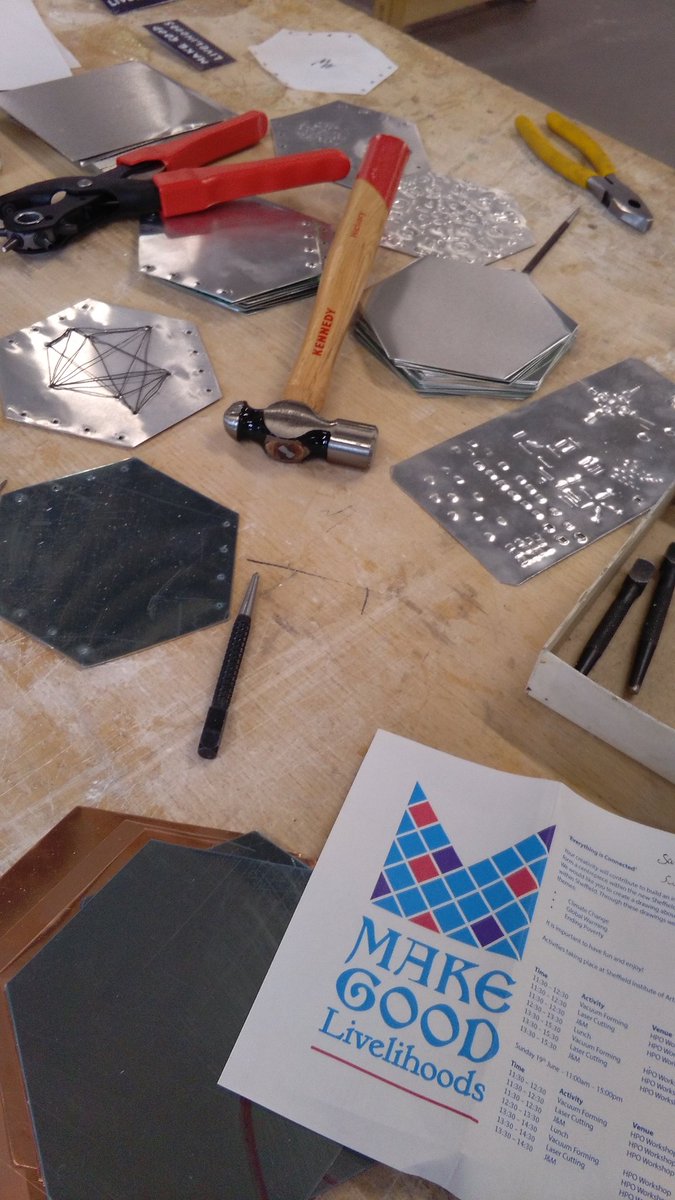 DesignEDshow's tweet photo. Get hands on with some crafts tomorrow at Sheffield Hallam Institute of Arts #SIA https://t.co/Ap7AlR8T5H