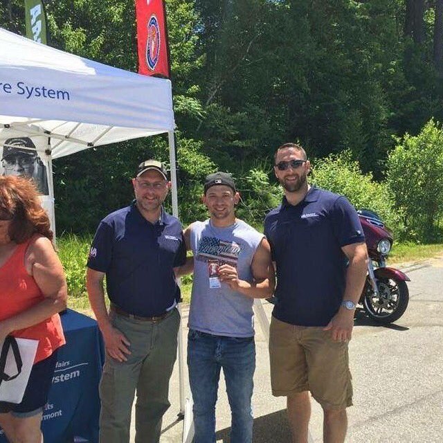 laconiaharley's tweet photo. Winner of the Red Sox tickets compliments of the VA health care tent! #RedSox #LaconiaHarley https://t.co/mAzXOviLvO