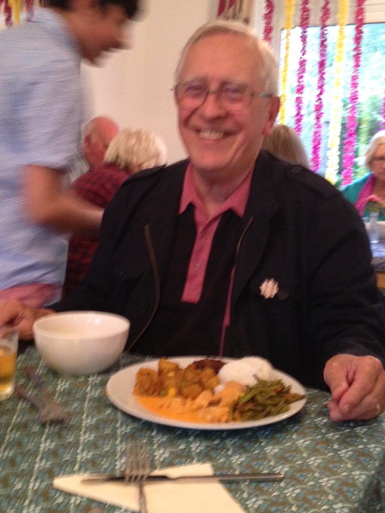 Lizziearts's tweet photo. Members of Orpington Crofton Rotary Club enjoying a Bollywood evening cooked by 2 satellite members https://t.co/BEqHquXDgA