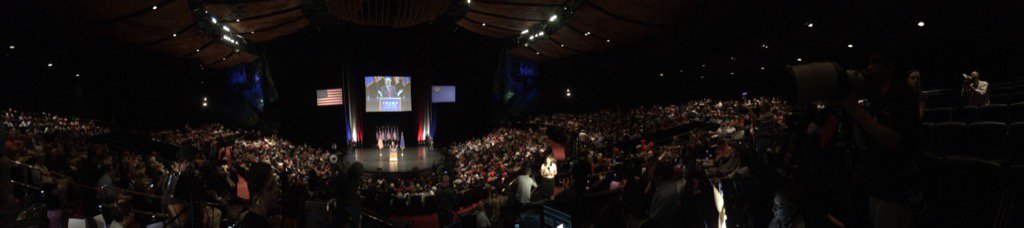 jtorigoe's tweet photo. #trump speaking now.  #LasVegas https://t.co/XDapYKrBvy