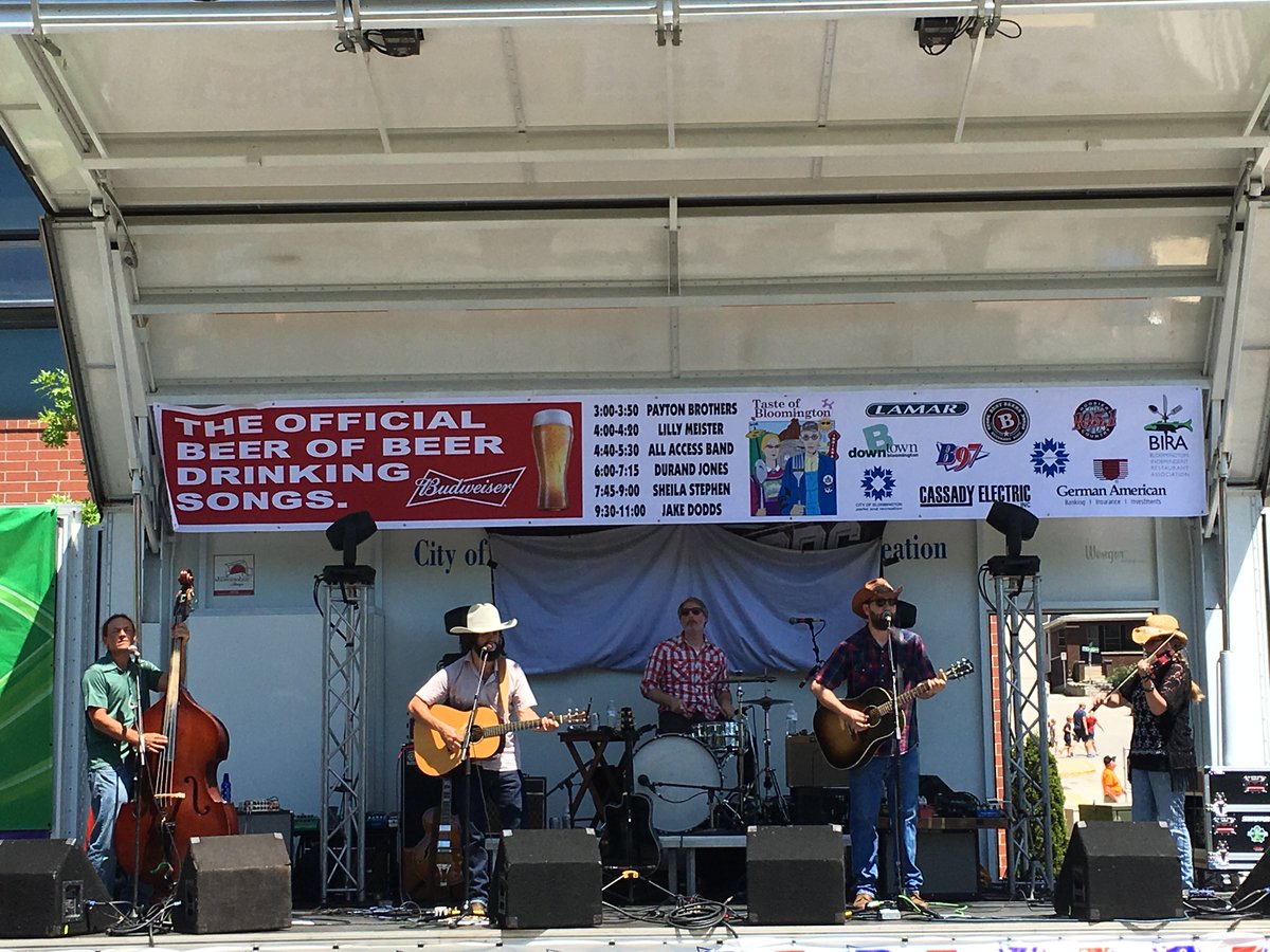 The Taste is here! Live music, local beer, and the best restaurants in Bloomington! #Btown #tasteofbloomington