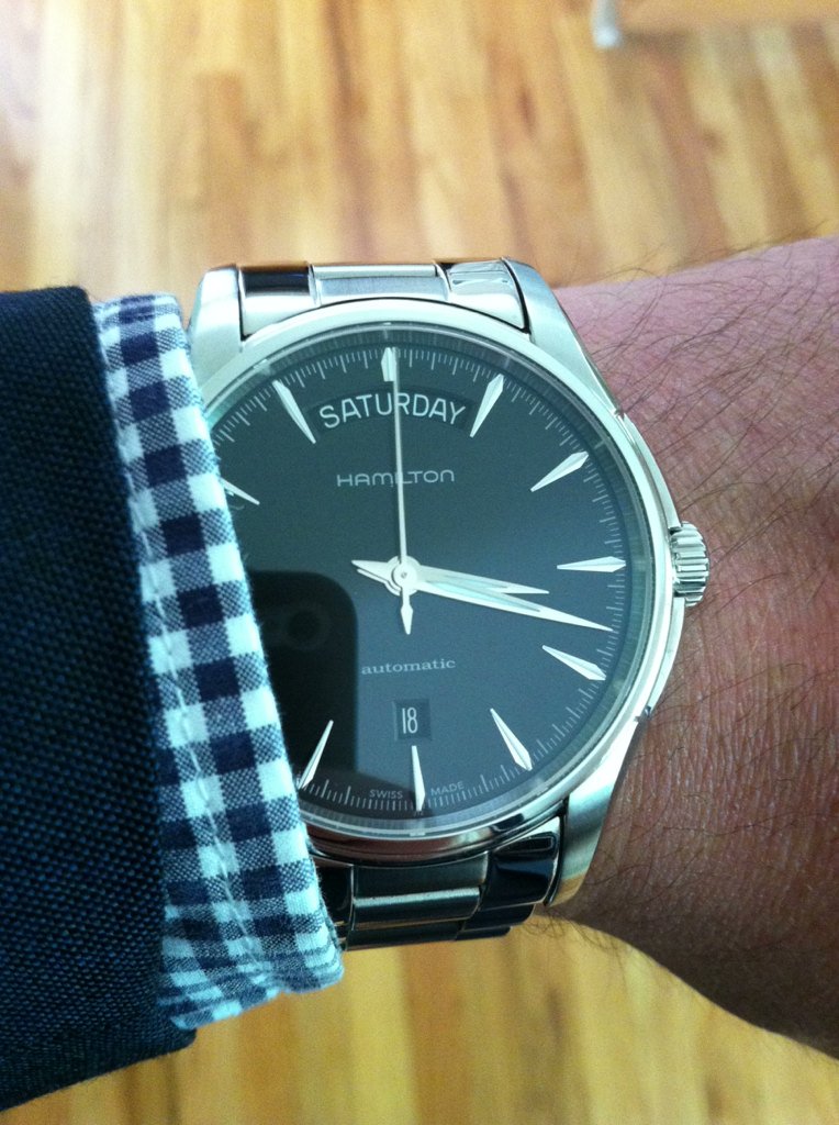 SCominsky's tweet photo. @hamiltonwatch timeless! https://t.co/HcuRgbKrzK