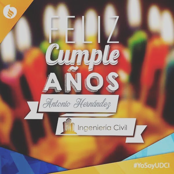 Feliz cumple al alumno antonio hernandez