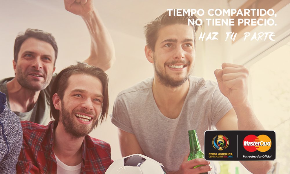 MastercardVe's tweet image. El balón, tus amigos y tú. #SentirseCampeon #CopaAmerica