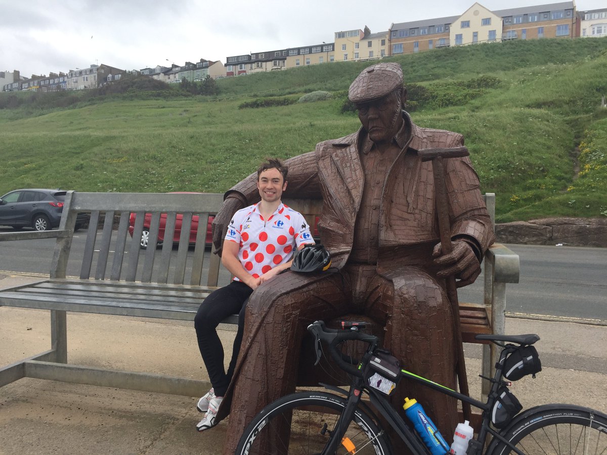 CraigHogg2's tweet photo. #Cycling solo coast to coast #Morecambe to #Scarborough 132.6 miles in a day https://t.co/WDaVTg8NJg