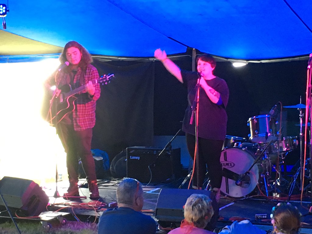 Molly &amp; Fletch bringing a mellow vibe to the acoustic tent <a href="/sheffcol/">The Sheffield College</a> <a href="/Willowmanfest/">Willowman Festival</a>