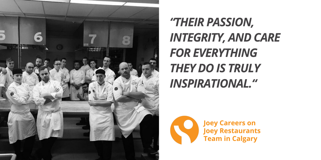 theindustry's tweet photo. Meet @JOEYRestaurants team in Calgary, AB. They have an amazing company culture at @JOEYCareers #InspiredByPassion https://t.co/FFpuj0qXMO