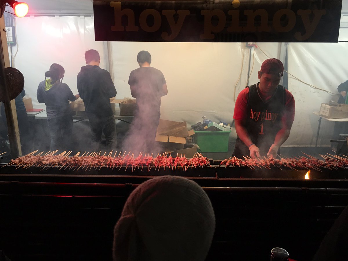 <a href="/nightnoodlesnz/">Night Noodle Markets</a> <a href="/HoyPinoyBBQ/">Hoy Pinoy</a> we queued for 45mins but they were very tasty indeed! Great event!