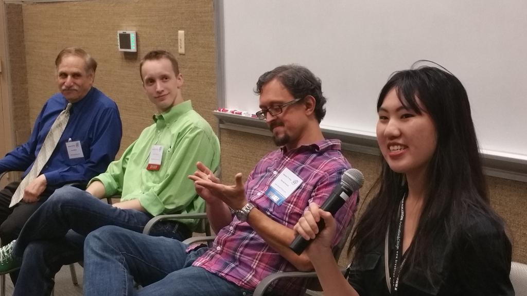 NinaCMartinez's tweet photo. #ResourceFilmmaking session w/ @HeyFerguson, @Konrad75, @drebecker &amp; @BeverlyTanFilm #InternetTVPlus https://t.co/occVXx4a8l