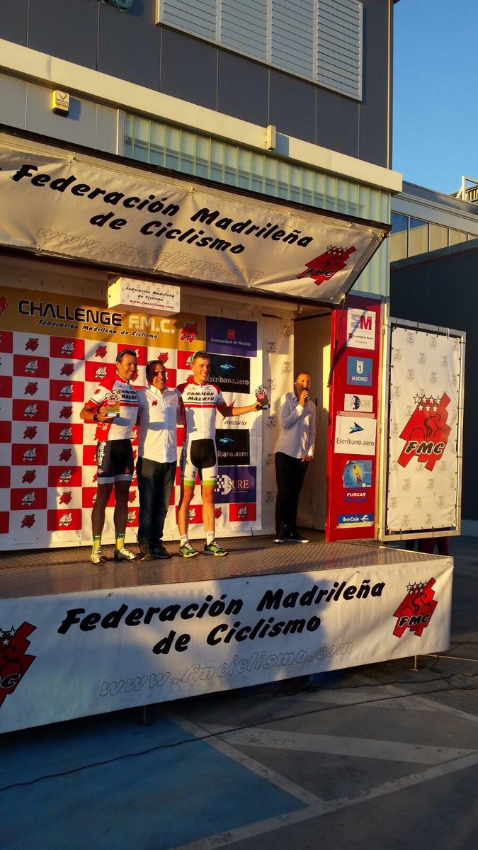 Sergio Román Martín y Luis Javier Castellanos Campeones de Madrid Sub 23 y Élite en Memorial Angel Escribano