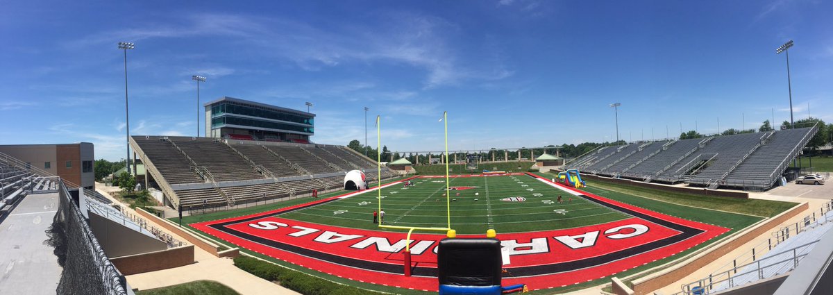 It's a great day to be a #Cardinal! #SuperSaturday #BallState ☀️🏈⚫️🅱🔴